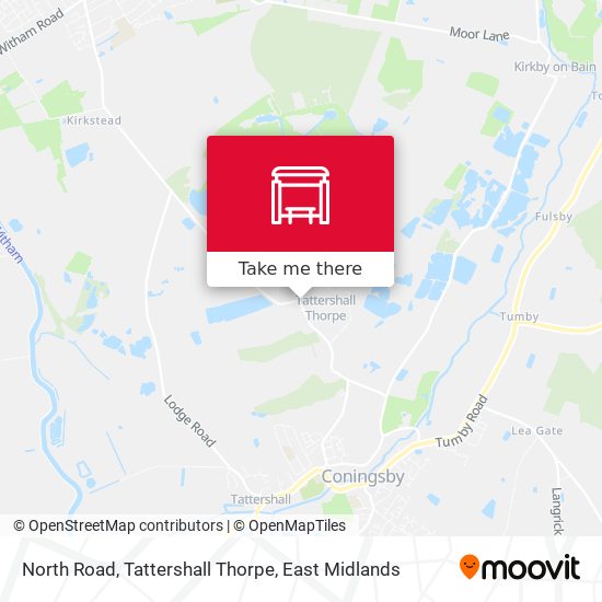 North Road, Tattershall Thorpe map
