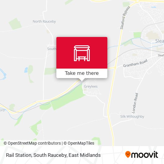 Rail Station, South Rauceby map