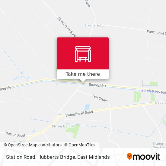 Station Road, Hubberts Bridge map