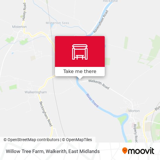 Willow Tree Farm, Walkerith map