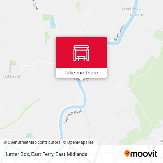 Letter Box, East Ferry map