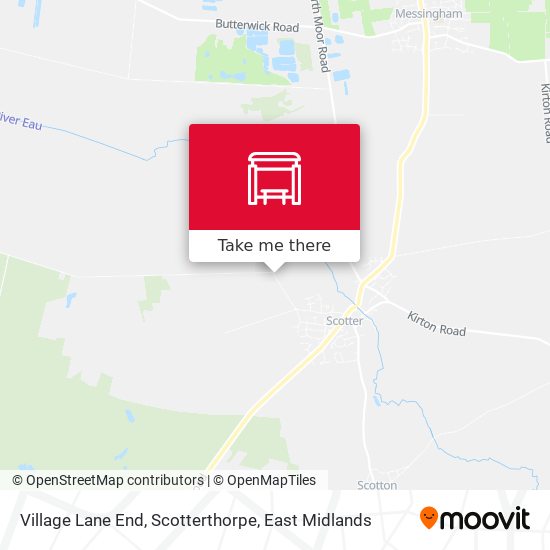 Village Lane End, Scotterthorpe map