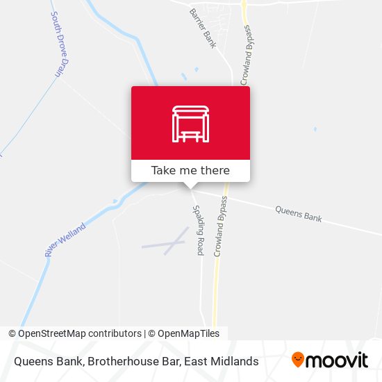 Queens Bank, Brotherhouse Bar map