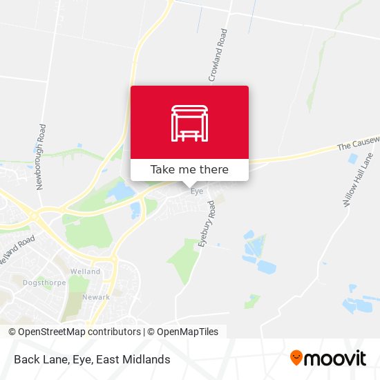 Back Lane, Eye map
