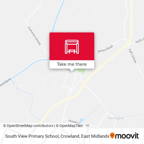 South View Primary School, Crowland map