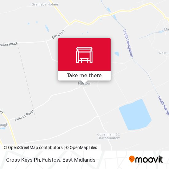 Cross Keys Ph, Fulstow map