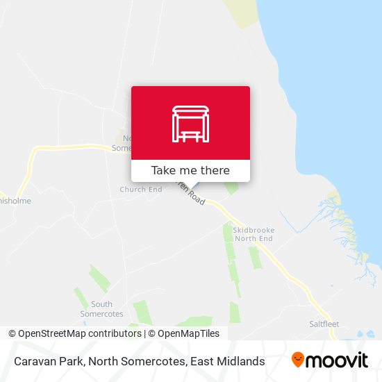 Caravan Park, North Somercotes map