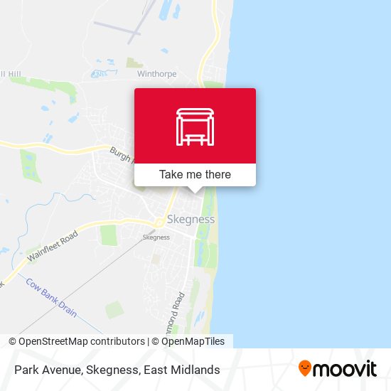 Park Avenue, Skegness map