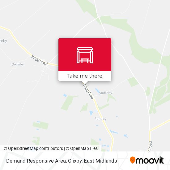 Demand Responsive Area, Clixby map