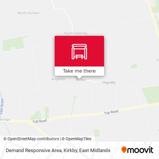 Demand Responsive Area, Kirkby map