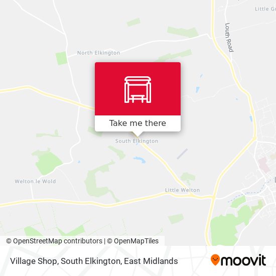 Village Shop, South Elkington map