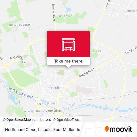 Nettleham Close, Lincoln map