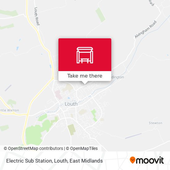 Electric Sub Station, Louth map