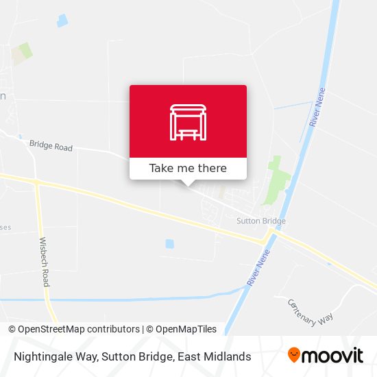 Nightingale Way, Sutton Bridge map