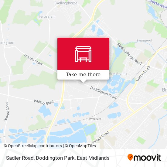 Sadler Road, Doddington Park map