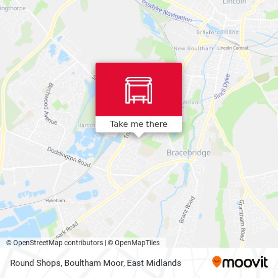 Round Shops, Boultham Moor map