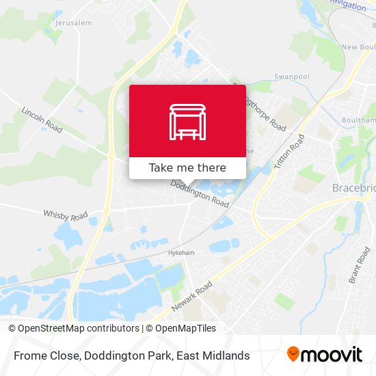 Frome Close, Doddington Park map