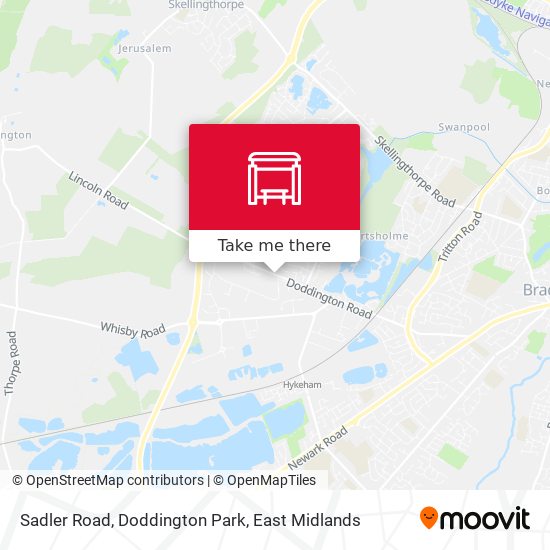 Sadler Road, Doddington Park map