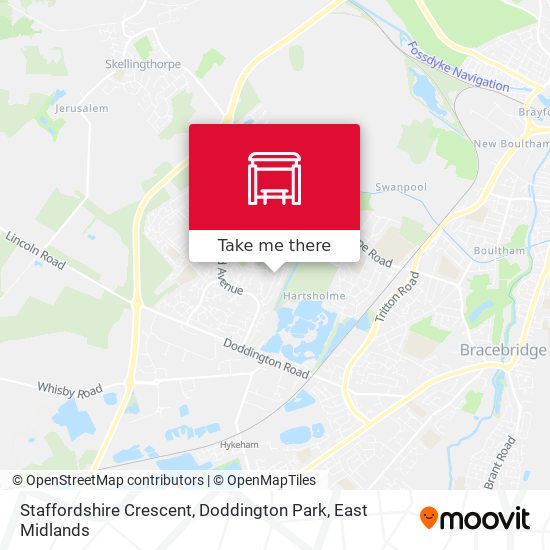 Staffordshire Crescent, Doddington Park map