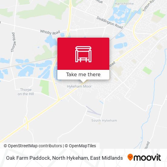 Oak Farm Paddock, North Hykeham map