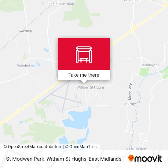 St Modwen Park, Witham St Hughs map