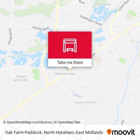 Oak Farm Paddock, North Hykeham map