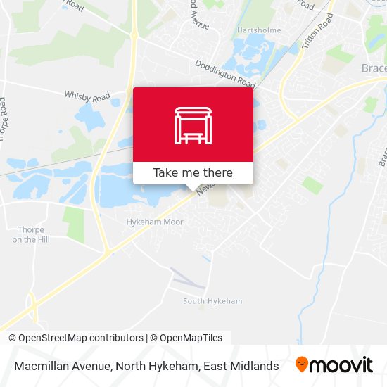 Macmillan Avenue, North Hykeham map