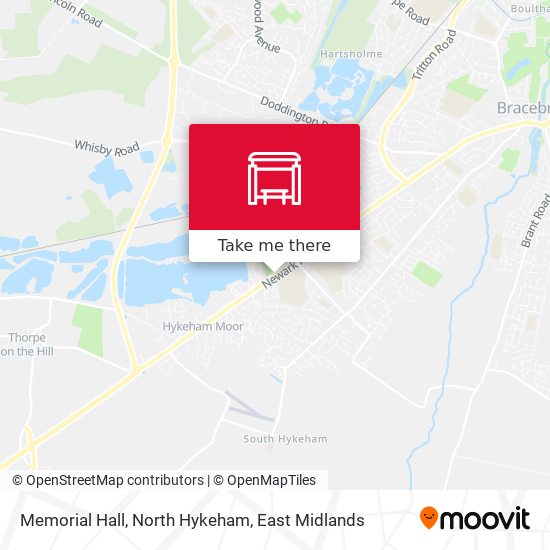Memorial Hall, North Hykeham map