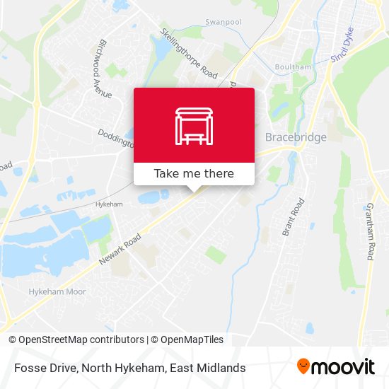 Fosse Drive, North Hykeham map
