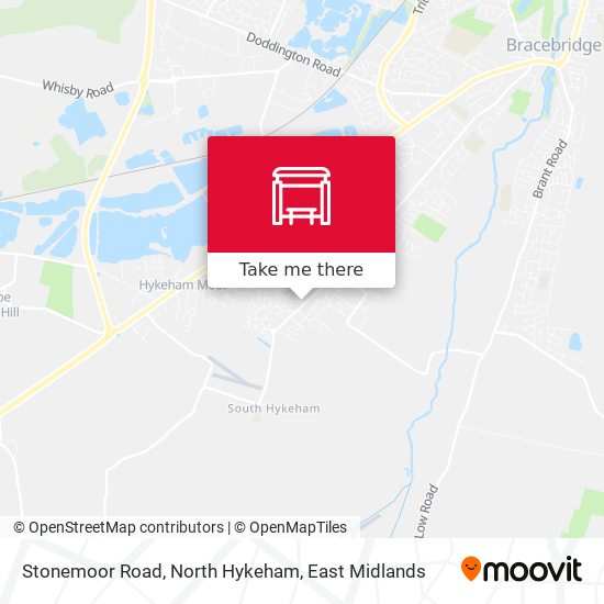 Stonemoor Road, North Hykeham map