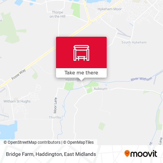 Bridge Farm, Haddington map
