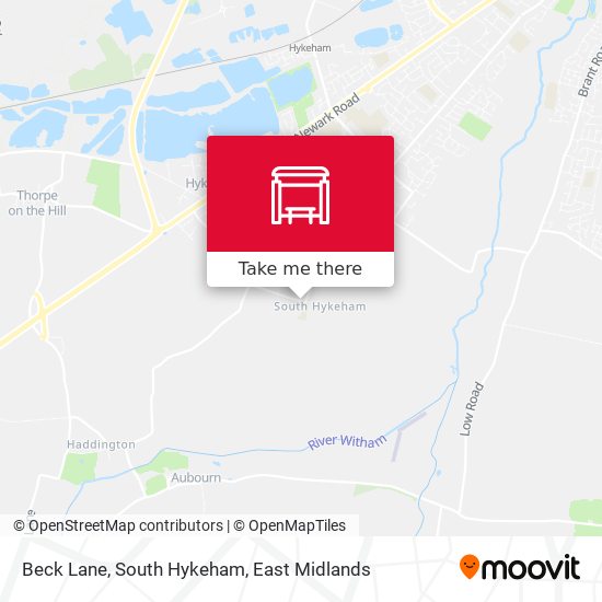 Beck Lane, South Hykeham map