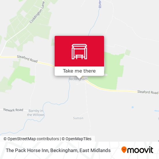 The Pack Horse Inn, Beckingham map