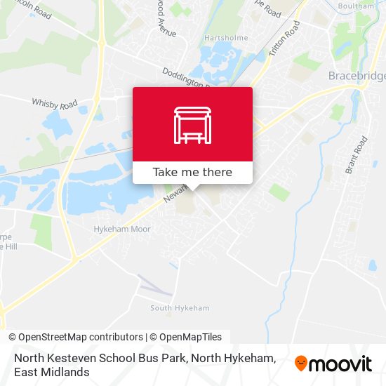 North Kesteven School Bus Park, North Hykeham map