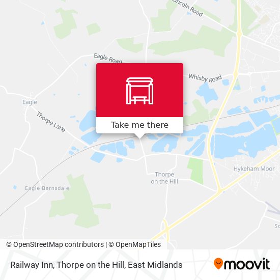 Railway Inn, Thorpe on the Hill map