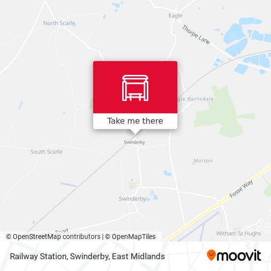 Railway Station, Swinderby map