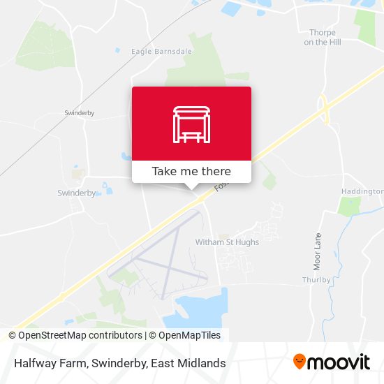 Halfway Farm, Swinderby map