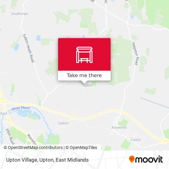 Upton Village, Upton map