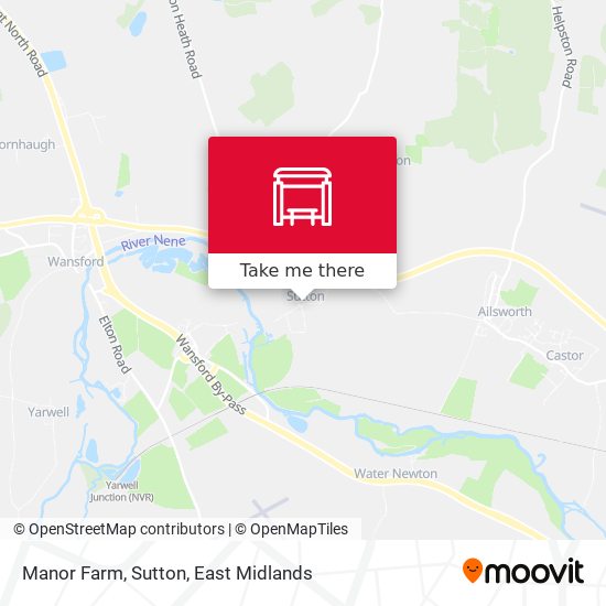 Manor Farm, Sutton map