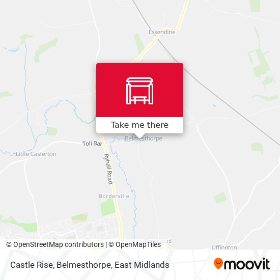 Castle Rise, Belmesthorpe map