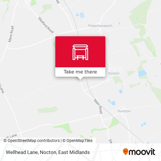 Wellhead Lane, Nocton map