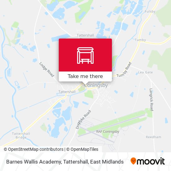 Barnes Wallis Academy, Tattershall map