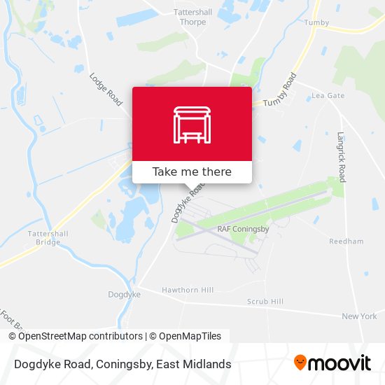 Dogdyke Road, Coningsby map