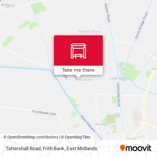 Tattershall Road, Frith Bank map