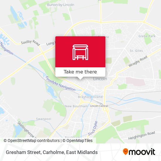 Gresham Street, Carholme map