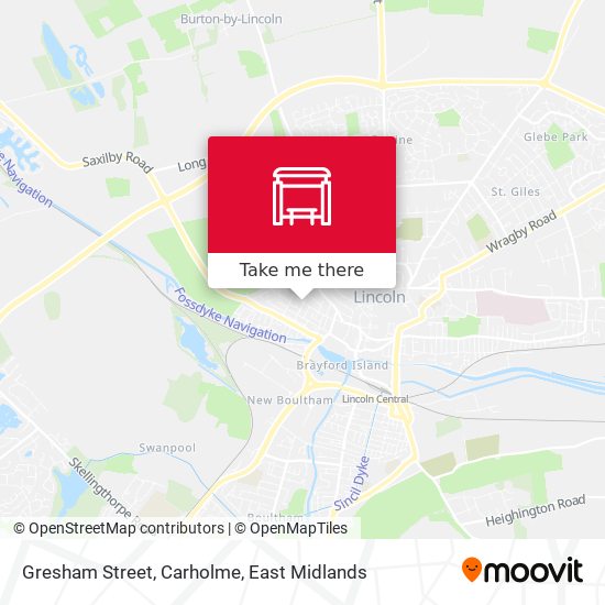 Gresham Street, Carholme map