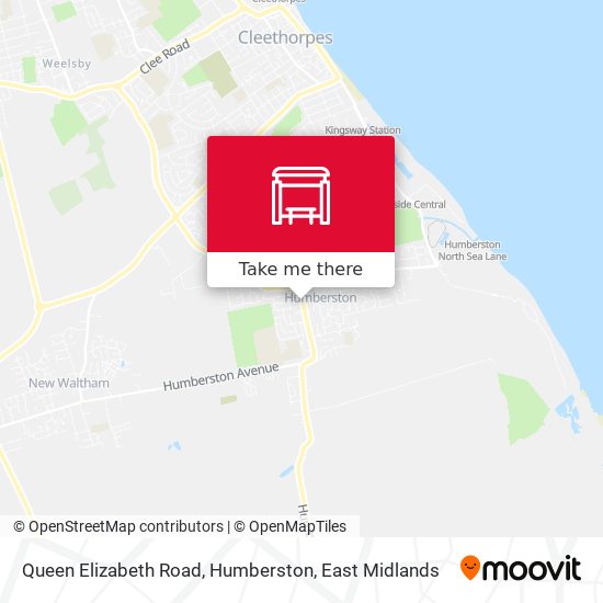 Queen Elizabeth Road, Humberston map