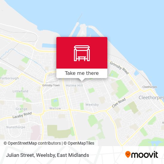 Julian Street, Weelsby map