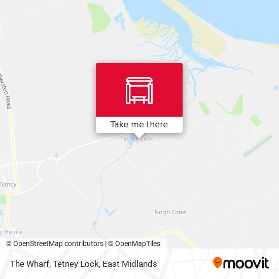 The Wharf, Tetney Lock map