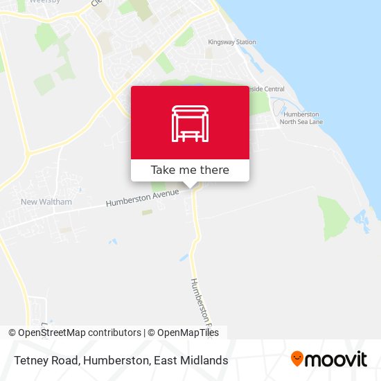 Tetney Road, Humberston map